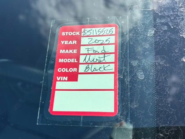 2025 Shadow Black Ford Mustang EcoBoost Premium RWD Convertible