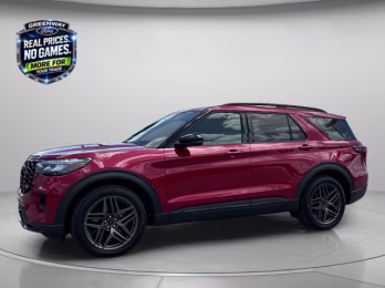 2025 Red Metallic Ford Explorer ST RWD SUV