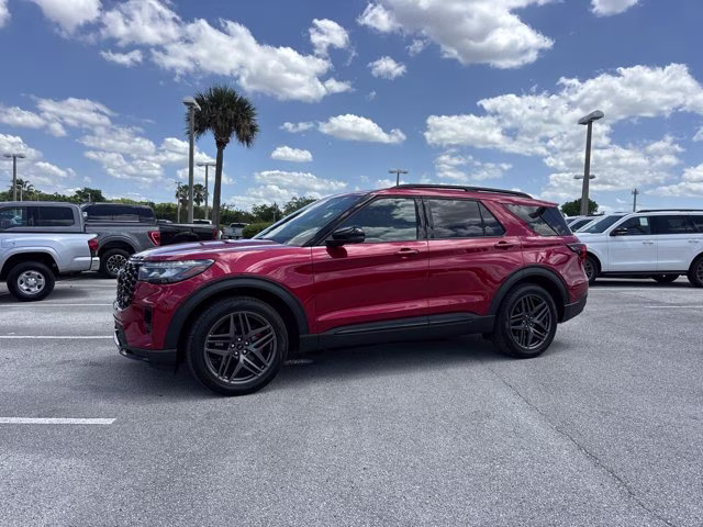 2025 Red Metallic Ford Explorer ST RWD SUV