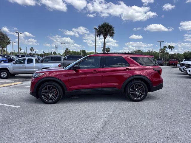 2025 Red Metallic Ford Explorer ST RWD SUV