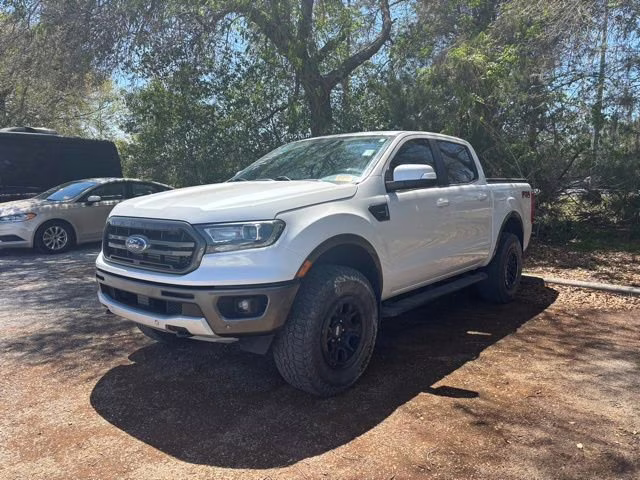 2019 White Platinum Clearcoat Ford Ranger Lariat 4X4 Truck