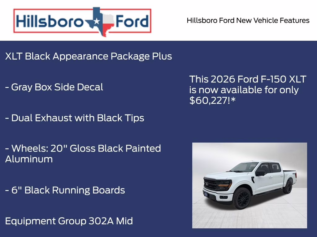 2026 Oxford White Ford F-150 XLT 4X4 Truck