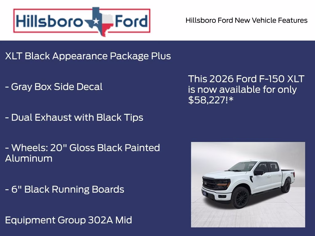 2026 Oxford White Ford F-150 XLT 4X4 Truck