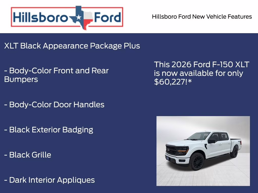2026 Oxford White Ford F-150 XLT 4X4 Truck