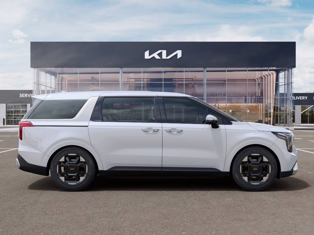 2026 Snow White Pearl Kia Carnival EX FWD Van