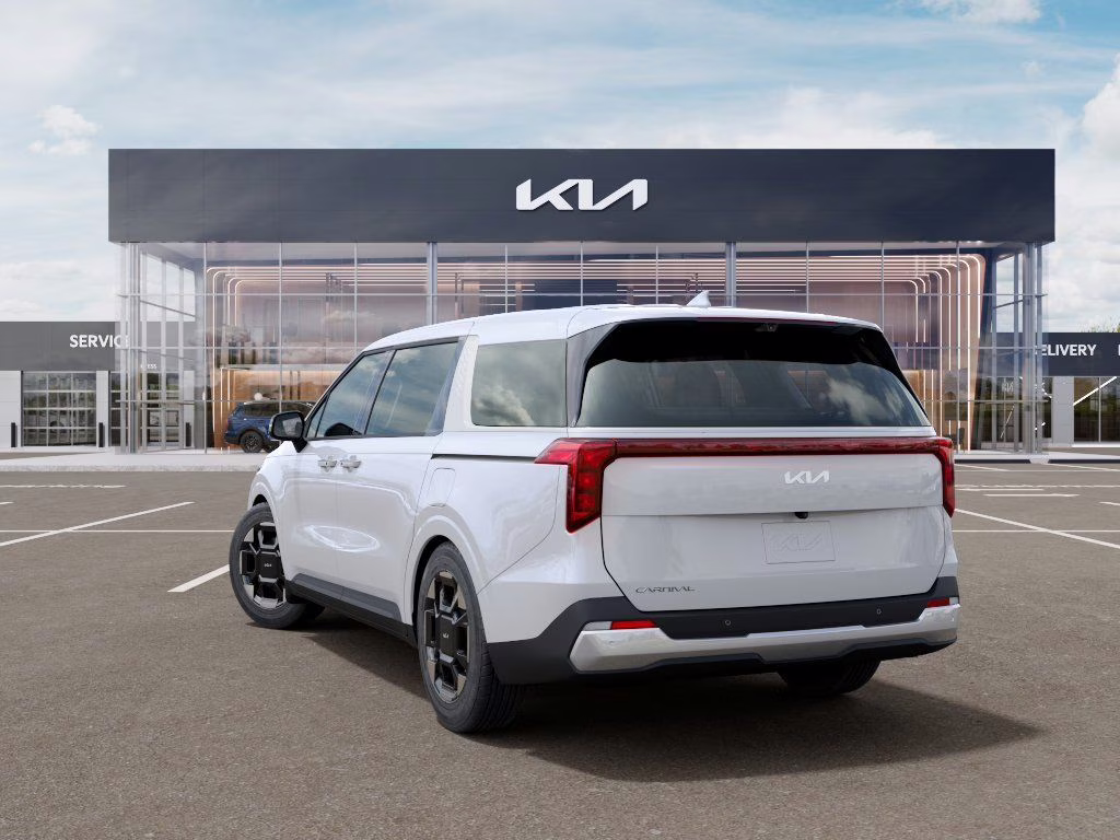 2026 Snow White Pearl Kia Carnival EX FWD Van