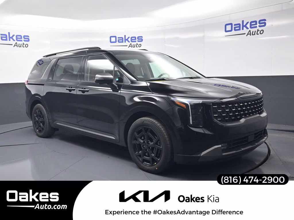 2026 Aurora Black Pearl Kia Carnival Hybrid SX FWD Van