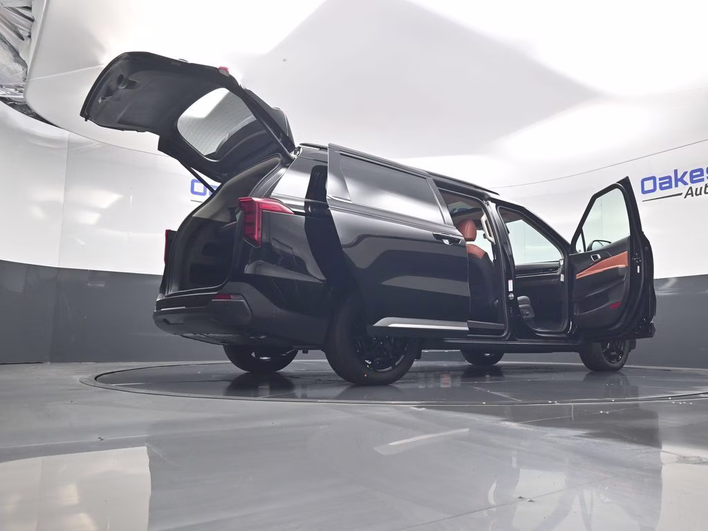 2026 Aurora Black Pearl Kia Carnival Hybrid SX FWD Van