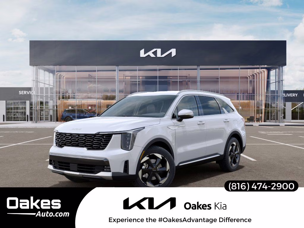 2026 Snow White Pearl Kia Sorento Hybrid EX AWD SUV