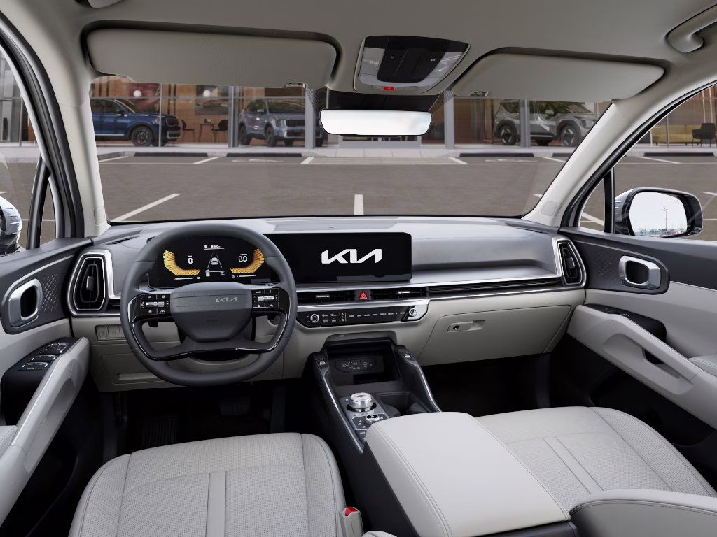 2026 Snow White Pearl Kia Sorento Hybrid EX AWD SUV