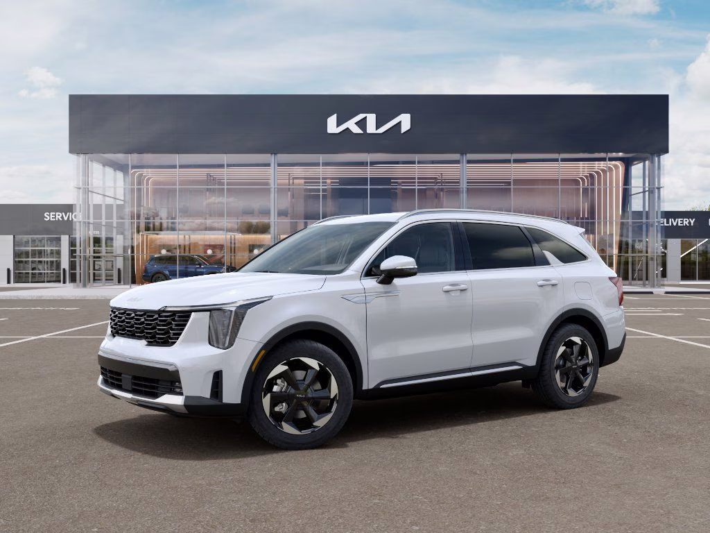 2026 Snow White Pearl Kia Sorento Hybrid EX AWD SUV