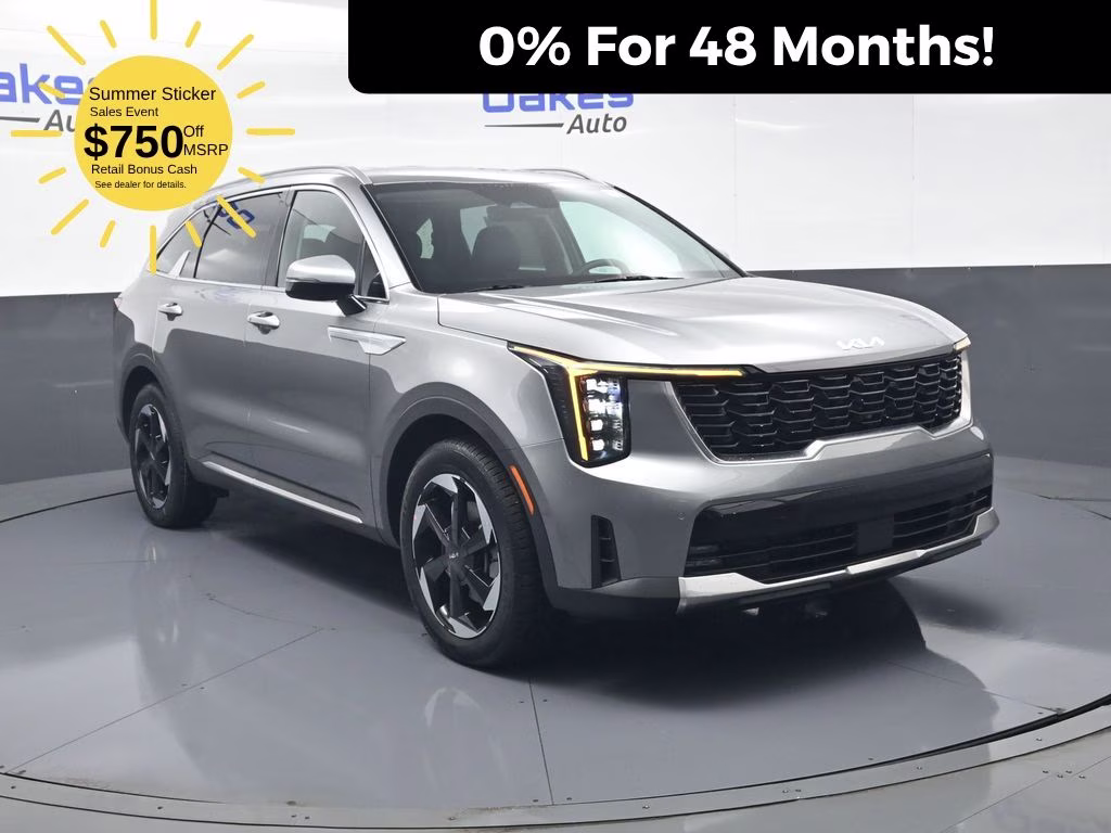 2026 Steel Gray Kia Sorento Hybrid EX AWD SUV