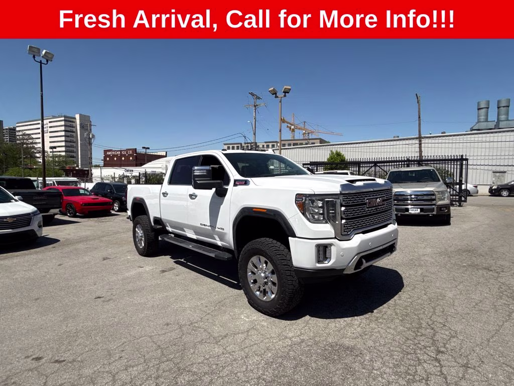 2020 Summit White GMC Sierra 3500HD Denali 4X4 Truck