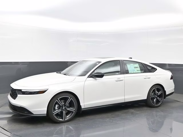 2026 Platinum White Pearl Honda Accord Hybrid Sport FWD Sedan