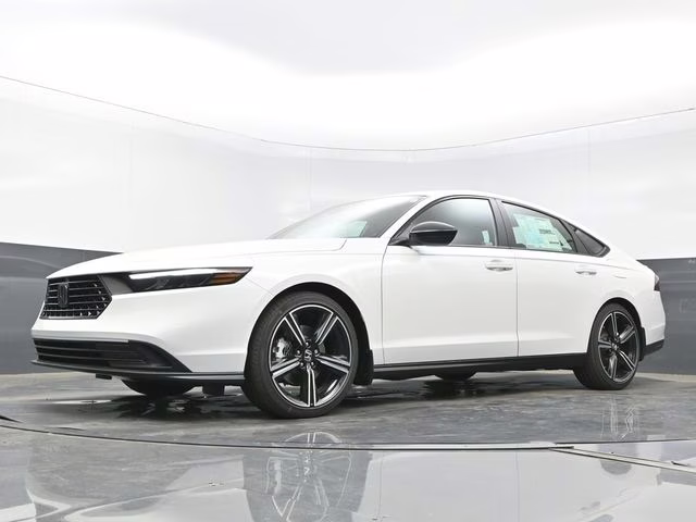 2026 Platinum White Pearl Honda Accord Hybrid Sport FWD Sedan