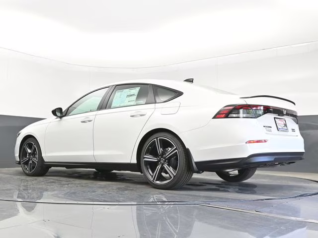 2026 Platinum White Pearl Honda Accord Hybrid Sport FWD Sedan