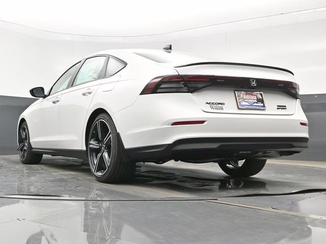 2026 Platinum White Pearl Honda Accord Hybrid Sport FWD Sedan