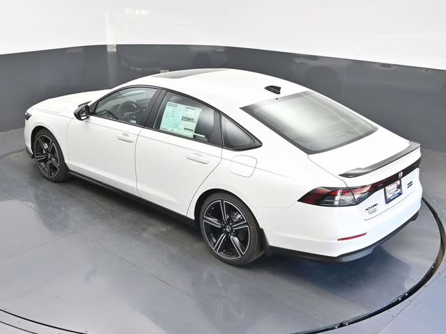 2026 Platinum White Pearl Honda Accord Hybrid Sport FWD Sedan