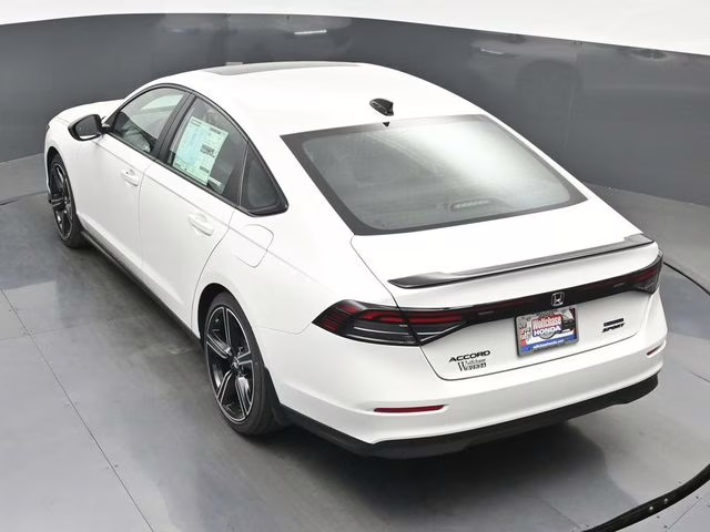2026 Platinum White Pearl Honda Accord Hybrid Sport FWD Sedan