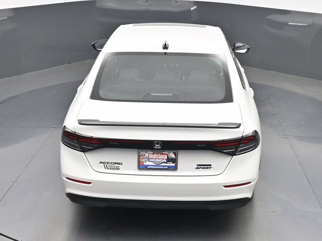 2026 Platinum White Pearl Honda Accord Hybrid Sport FWD Sedan