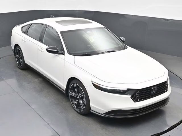 2026 Platinum White Pearl Honda Accord Hybrid Sport FWD Sedan