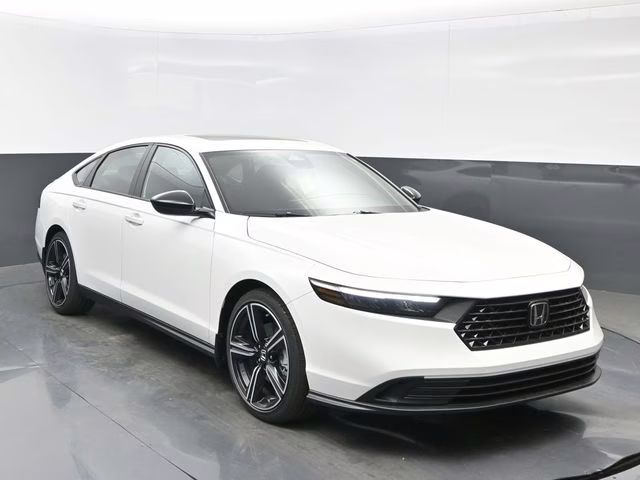 2026 Platinum White Pearl Honda Accord Hybrid Sport FWD Sedan