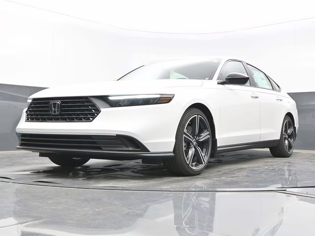 2026 Platinum White Pearl Honda Accord Hybrid Sport FWD Sedan