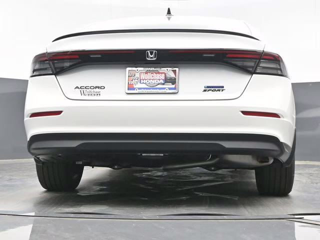 2026 Platinum White Pearl Honda Accord Hybrid Sport FWD Sedan