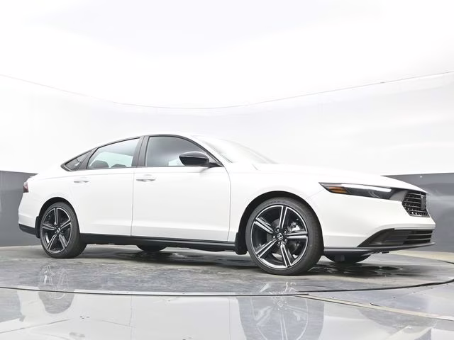 2026 Platinum White Pearl Honda Accord Hybrid Sport FWD Sedan