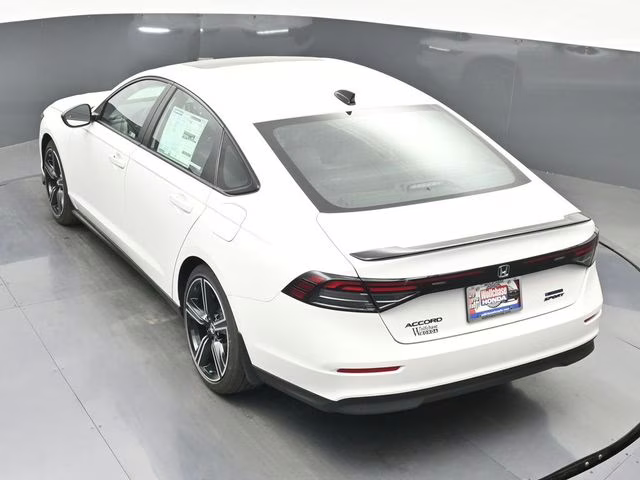 2026 Platinum White Pearl Honda Accord Hybrid Sport FWD Sedan