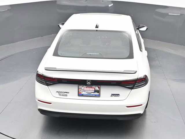 2026 Platinum White Pearl Honda Accord Hybrid Sport FWD Sedan