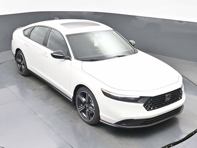 2026 Platinum White Pearl Honda Accord Hybrid Sport FWD Sedan
