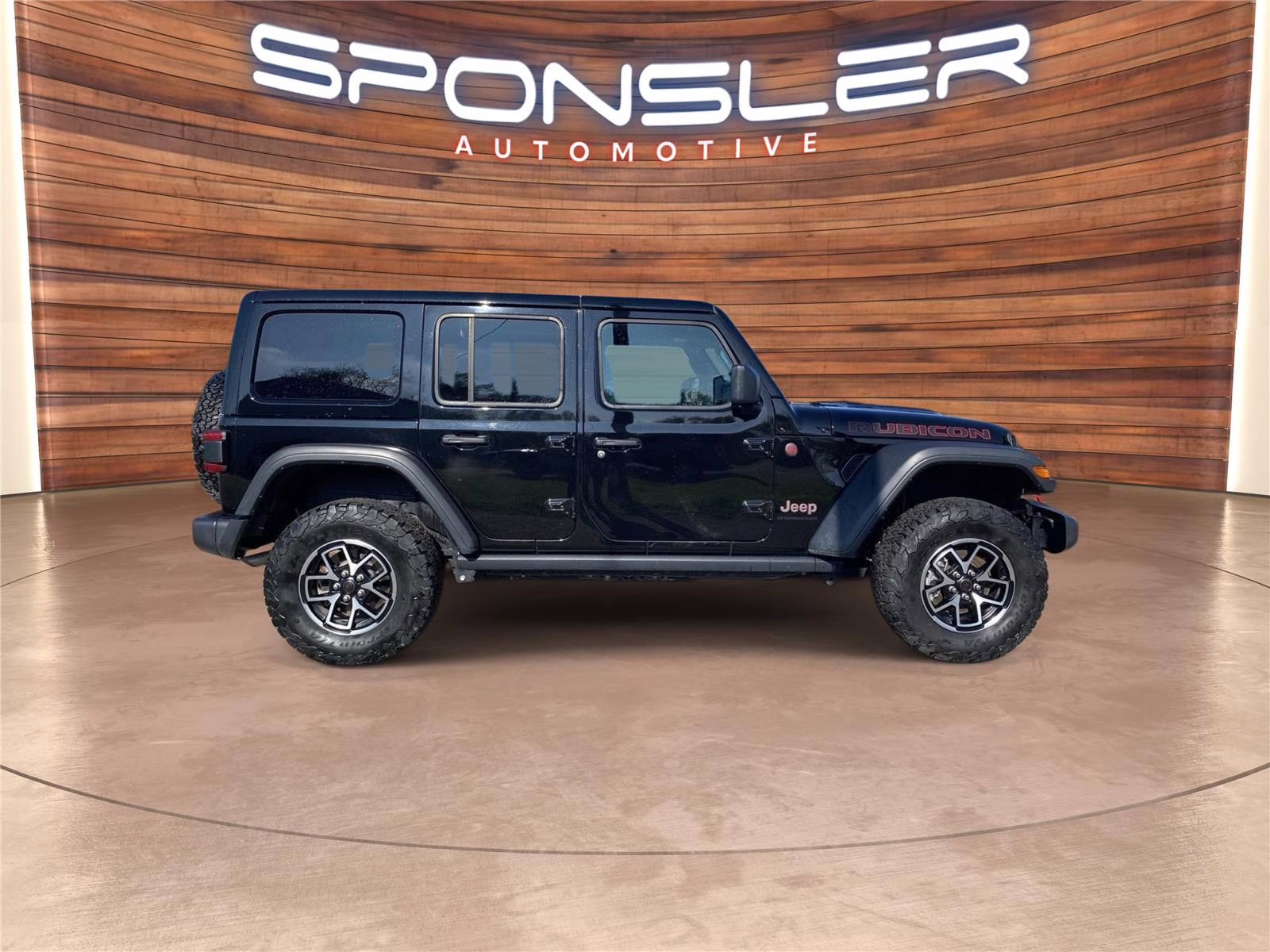 2025 Black Clearcoat Jeep Wrangler Rubicon 4X4 SUV
