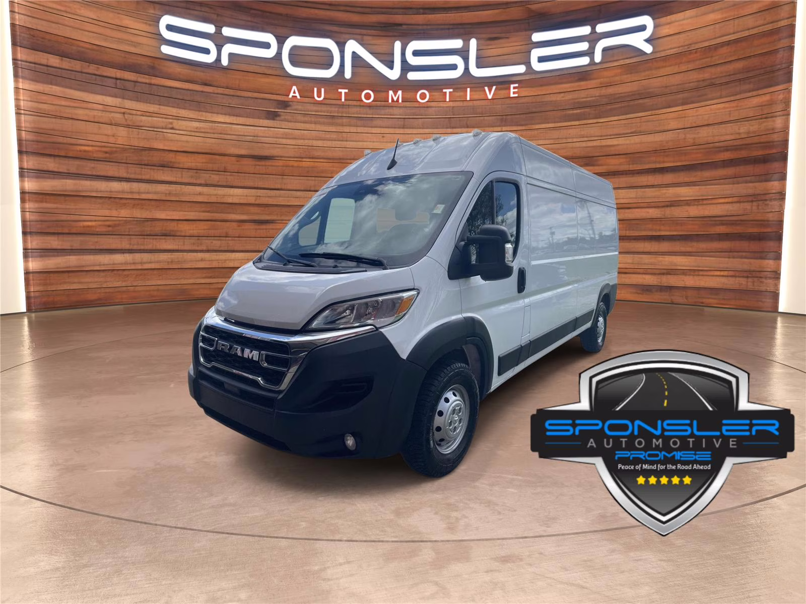 2023 Bright White Clearcoat Ram Pro Master Cargo Van FWD Van