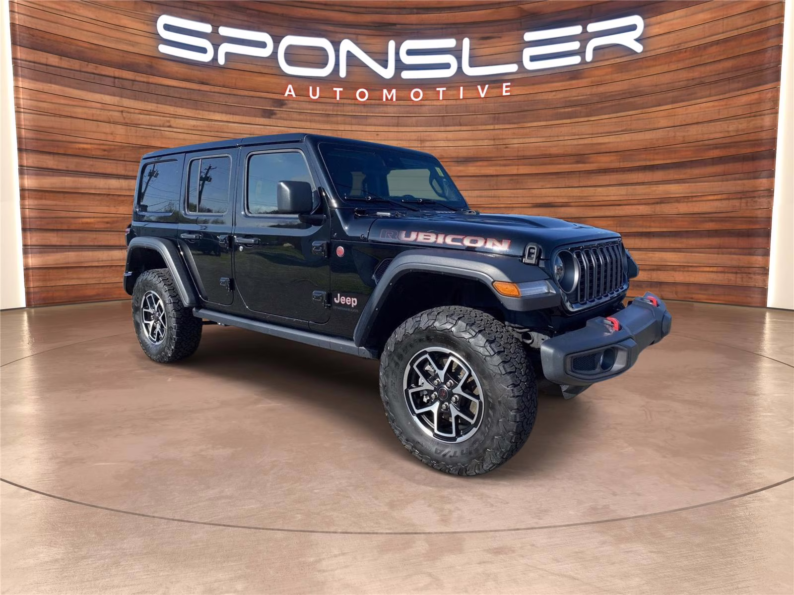 2025 Black Clearcoat Jeep Wrangler Rubicon 4X4 SUV