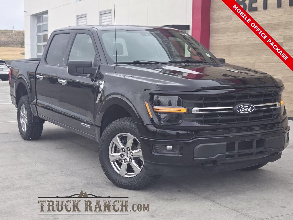 2024 Black Metallic Ford F-150 XLT 4X4 Truck