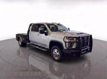 2021 Silver Ice Metallic Chevrolet Silverado 3500HD LTZ 4X4 Truck