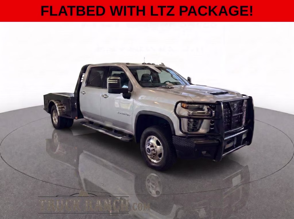 2021 Silver Ice Metallic Chevrolet Silverado 3500HD LTZ 4X4 Truck
