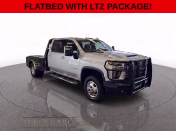 2021 Silver Ice Metallic Chevrolet Silverado 3500HD LTZ 4X4 Truck
