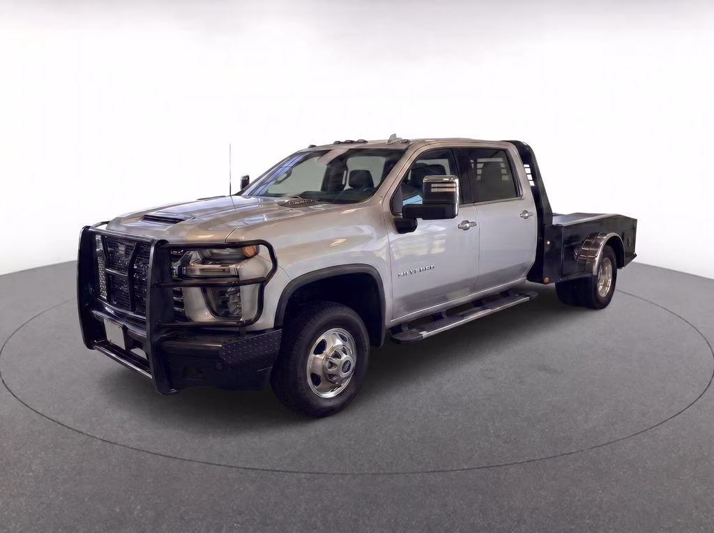 2021 Silver Ice Metallic Chevrolet Silverado 3500HD LTZ 4X4 Truck