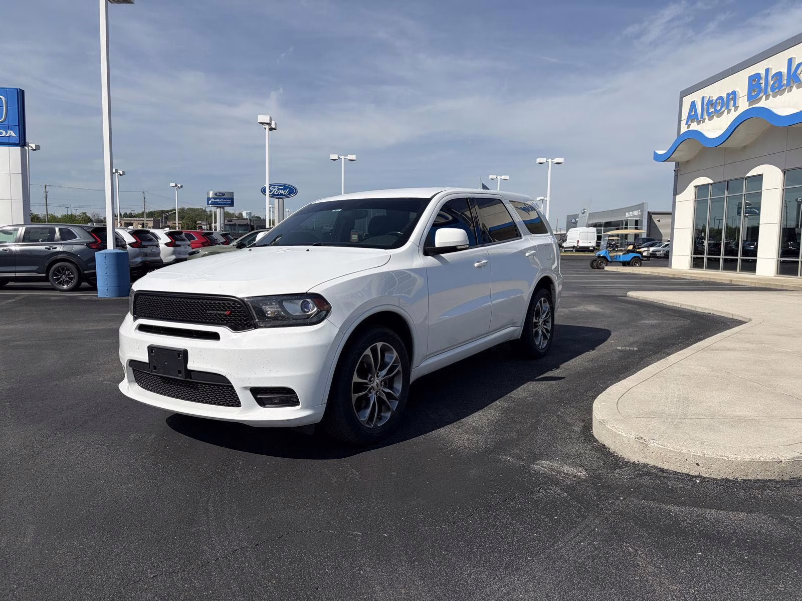 2020 White Knuckle Clearcoat Dodge Durango GT Plus AWD SUV