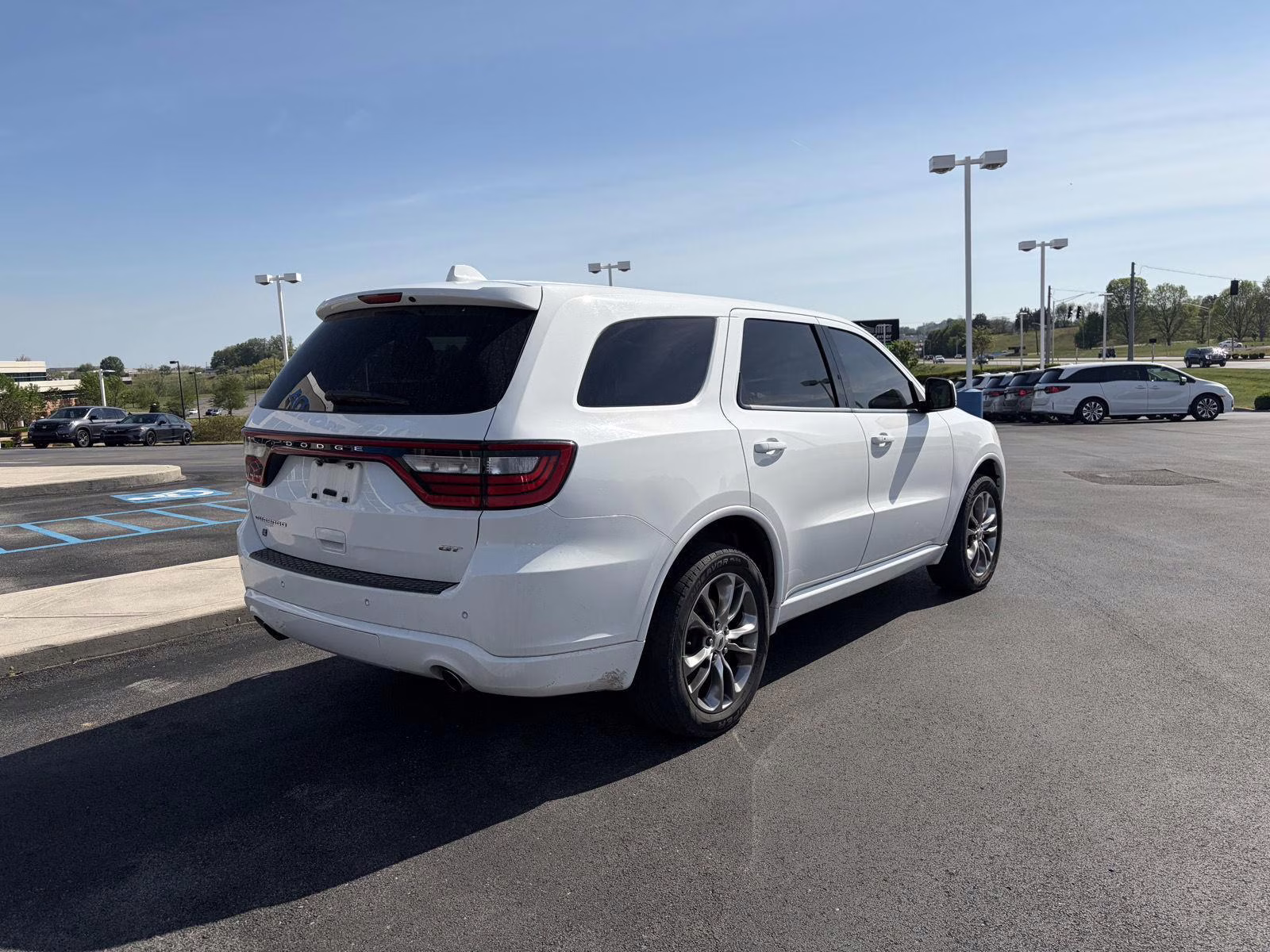 2020 White Knuckle Clearcoat Dodge Durango GT Plus AWD SUV