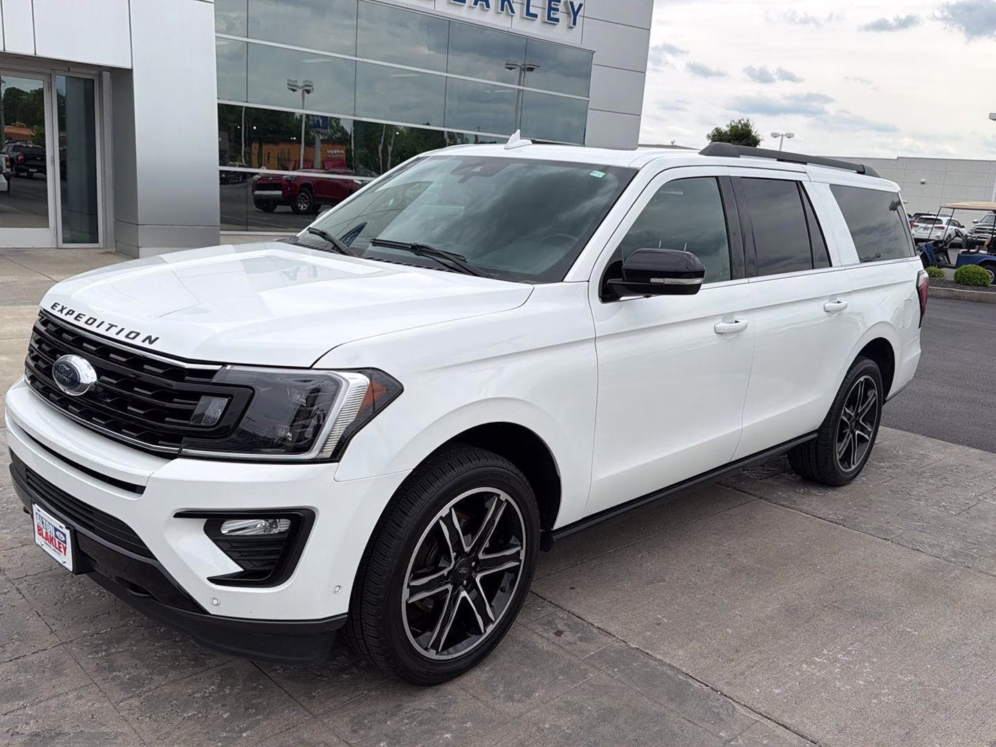 2021 Star White Metallic Tri-Coat Ford Expedition Max Limited 4X4 SUV
