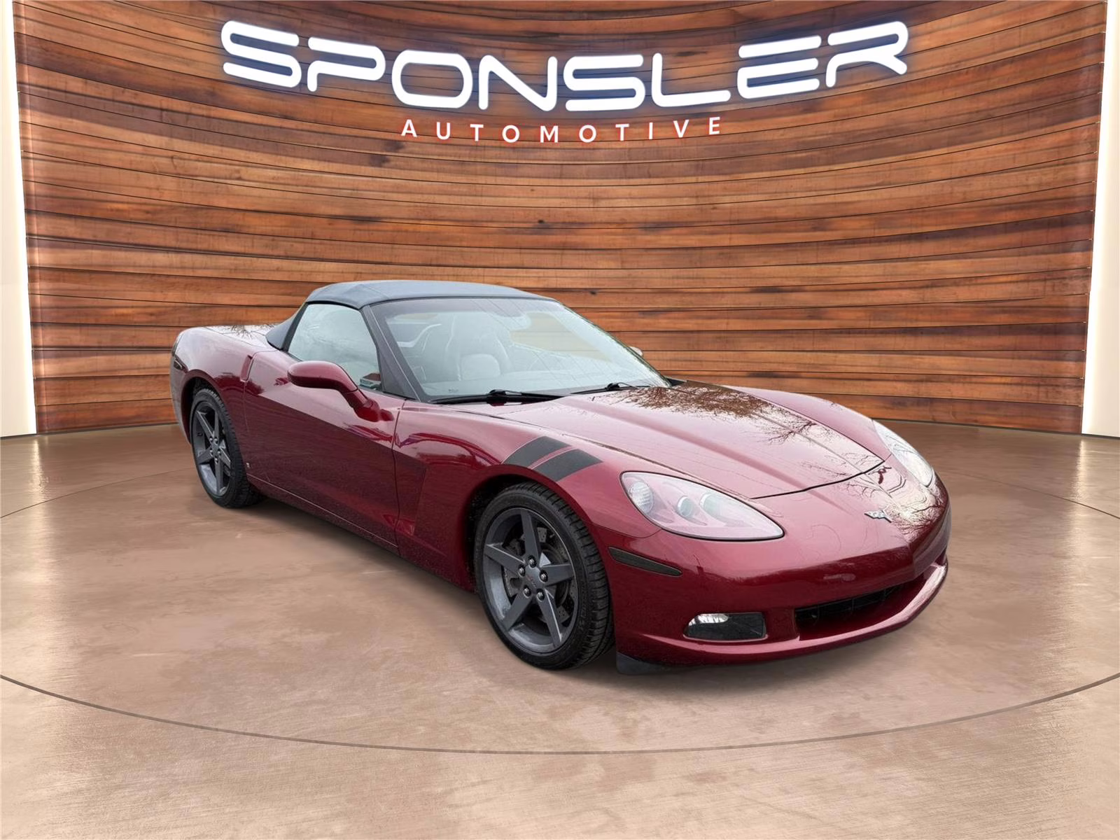 2007 Monterey Red Met Tintcoat Chevrolet Corvette Convertible Top RWD Convertible
