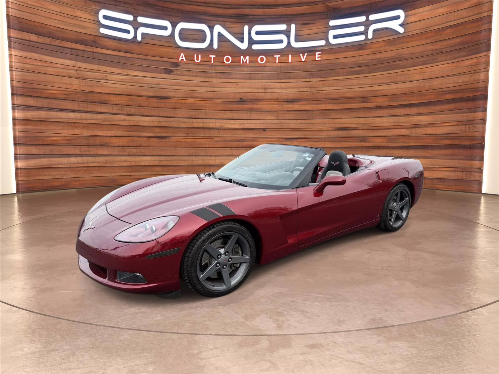 2007 Monterey Red Met Tintcoat Chevrolet Corvette Convertible Top RWD Convertible