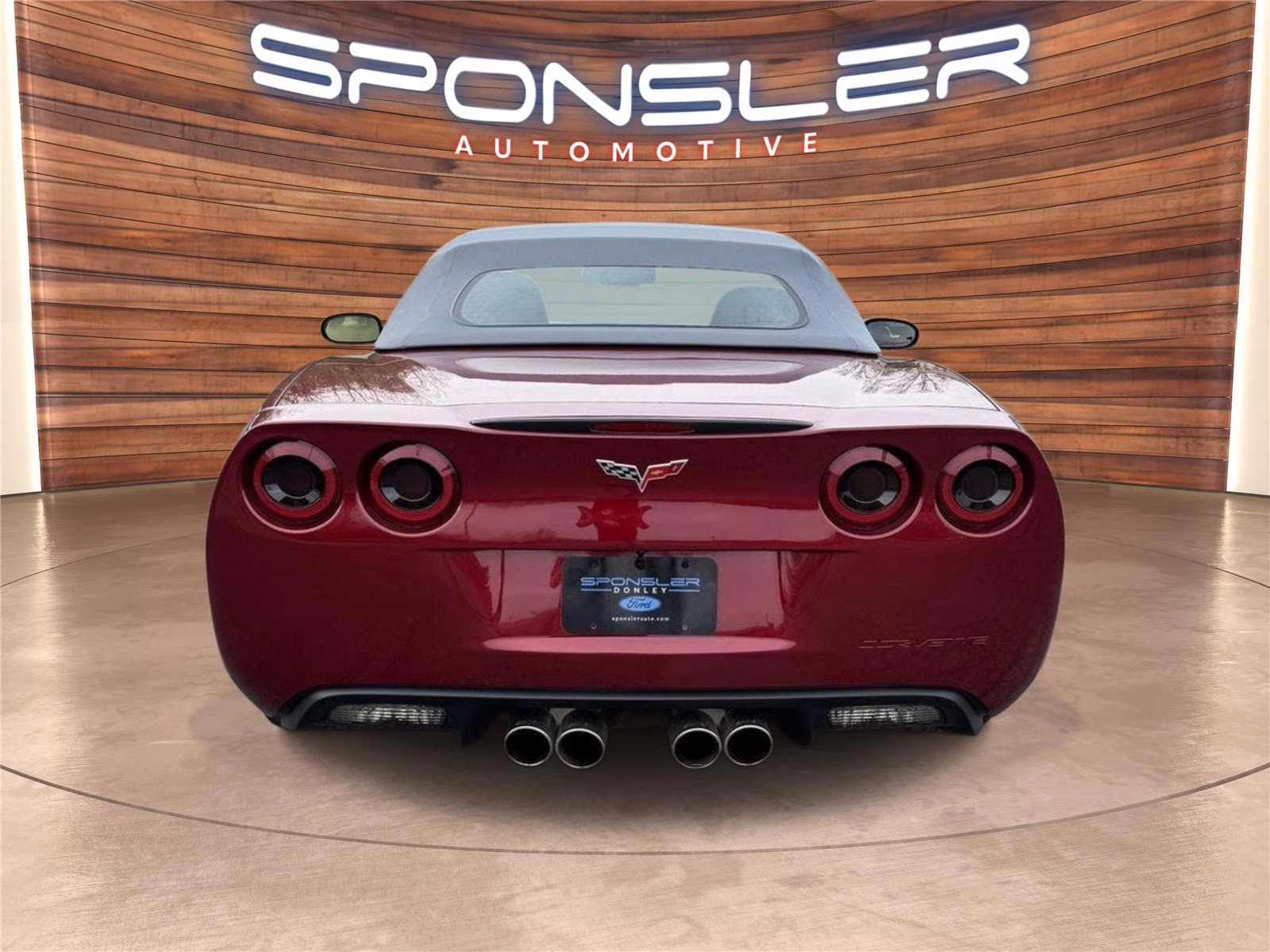2007 Monterey Red Met Tintcoat Chevrolet Corvette Convertible Top RWD Convertible