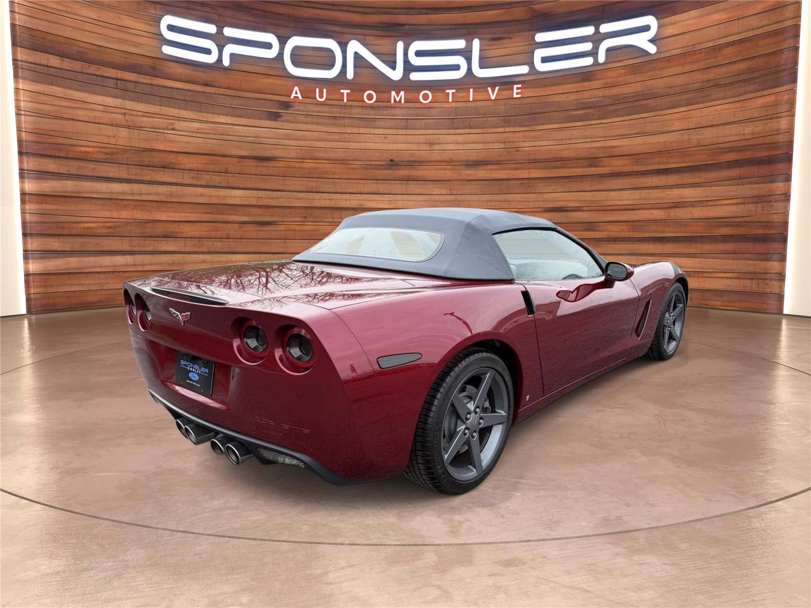 2007 Monterey Red Met Tintcoat Chevrolet Corvette Convertible Top RWD Convertible