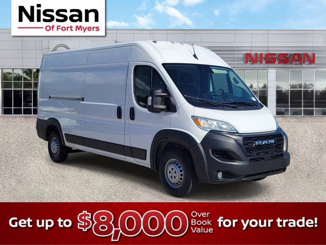 2025 Bright White Clearcoat Ram ProMaster 2500 High Roof FWD Van