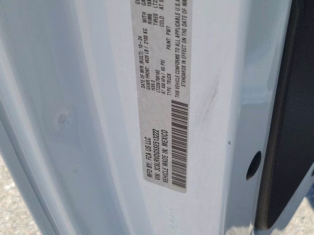 2025 Bright White Clearcoat Ram ProMaster 2500 High Roof FWD Van