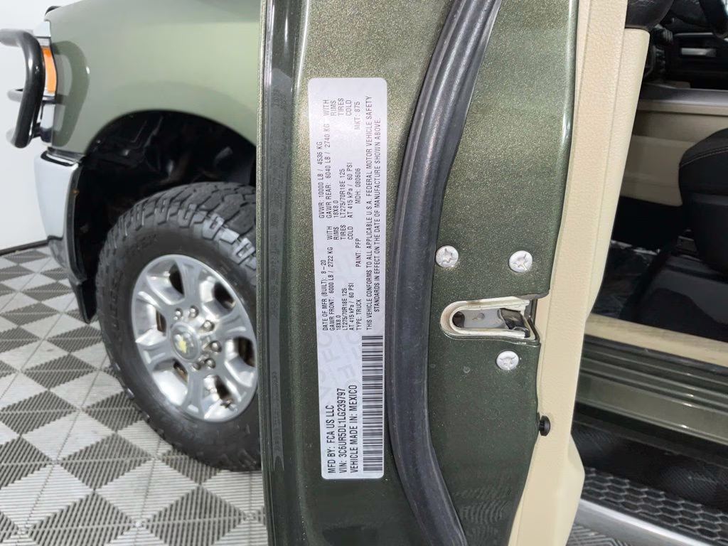2020 Olive Green Ram 2500 Big Horn 4X4 Truck